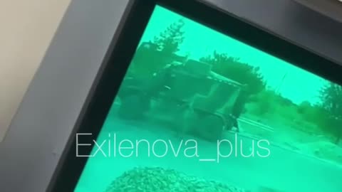 🇺🇦💥 The moment of the domestic RAM-2X loitering munition hitting the Russians in the Donetsk