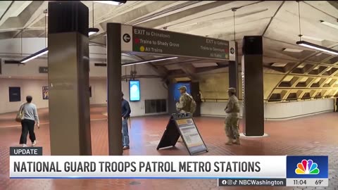 D.C. resident reacts to the National Guard troops keeping travelers safe