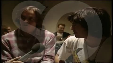 Evan Dando backstage at The Word (1992)