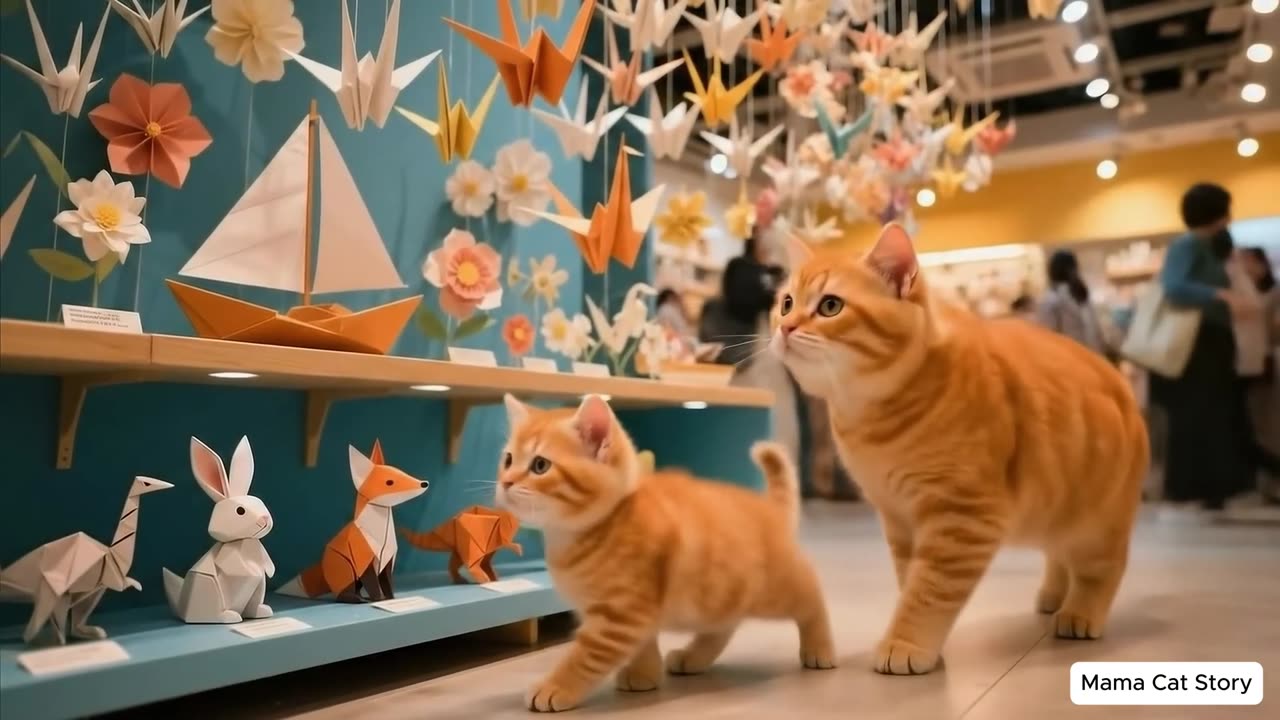 Ginger Kitten Replaces Mama Cat as Shipper to Pay for Mom's Hospital Fees 🐱🚴📦