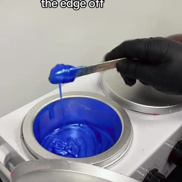 @e.marie.esthetics Melts Sexy Smooth Sexy Sapphire Hard Wax | Waxing Tutorial & Tips