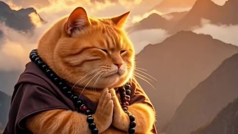 #Orange funny cat Take a revenge in five years