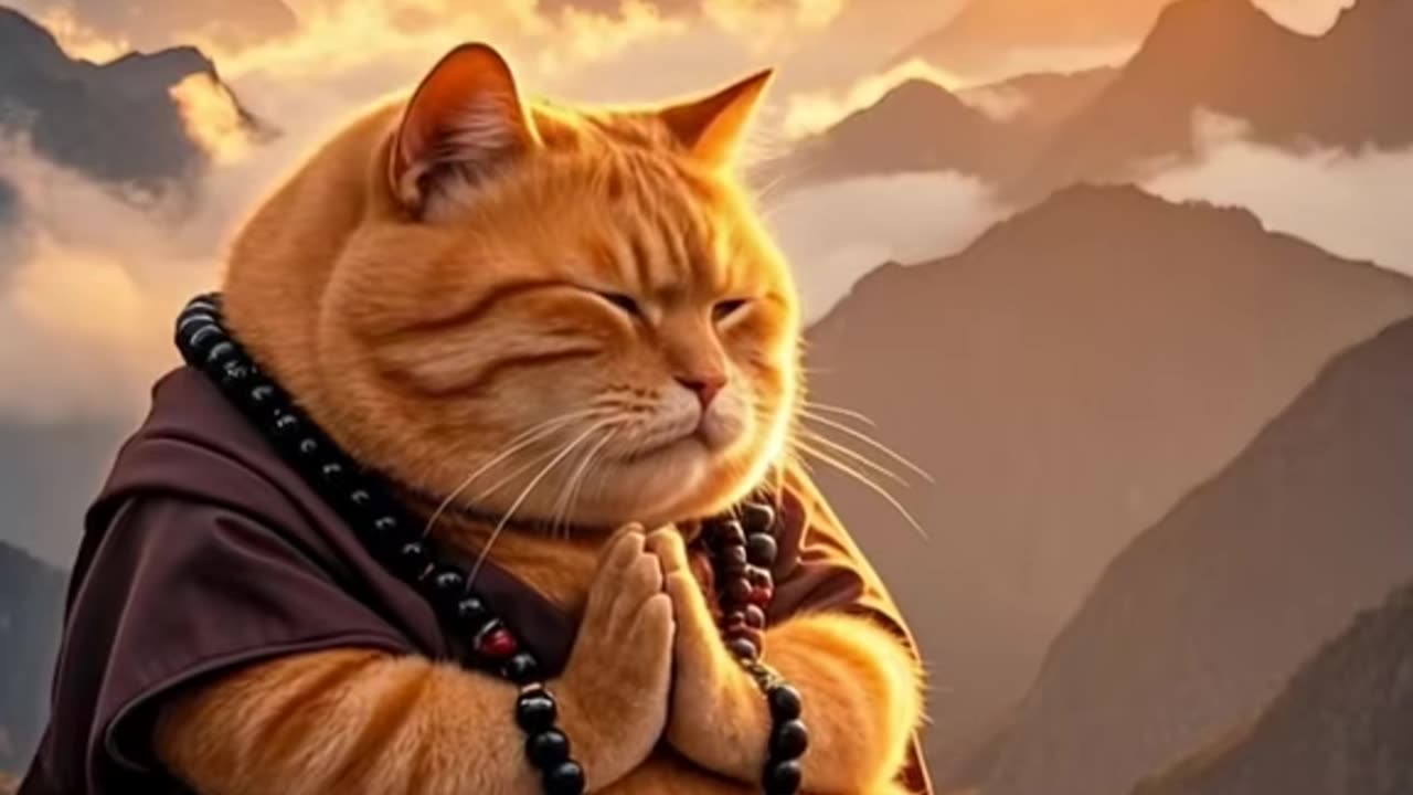 #Orange funny cat Take a revenge in five years
