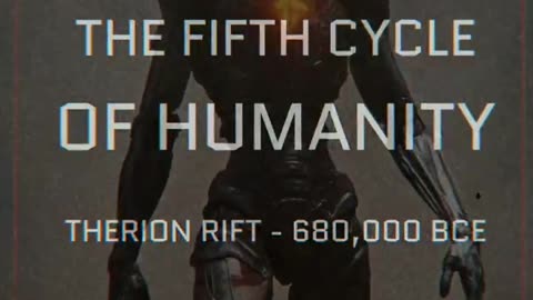 Fifth cycle of Humanity.
