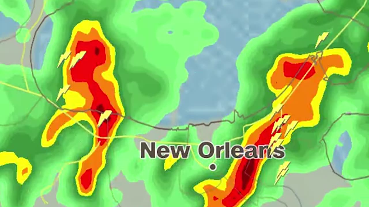 The New Orleans area saw more rain than typically falls in all of April over a few hours on Monday