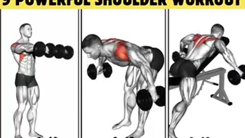 Viral: 9 Powerfull Dumbbell Shoulder Workout to Transform Upper Body| #workout #