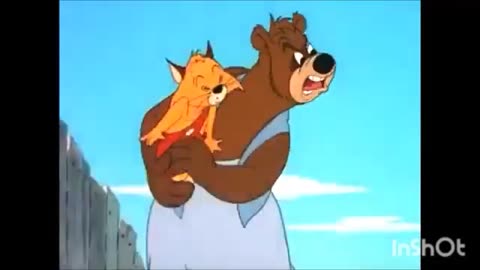 Barney Bear: Wee-Willie Wildcat (1953) Spanking Clip