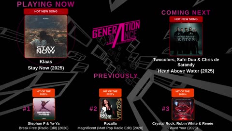 Generation Dance Radio - EDM, Dance, Eurodance, Trance, House, Hands up