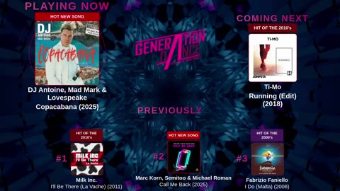 Generation Dance Radio - EDM, Dance, Eurodance, Trance, House, Hands up