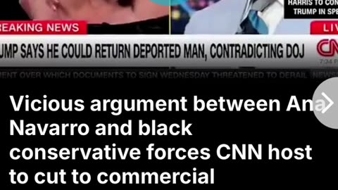 Vicious argument between The View host Ana Navarro and black conservative!