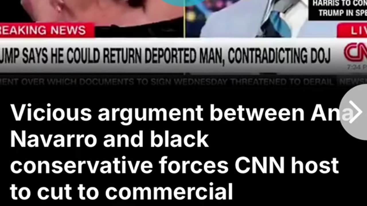 Vicious argument between The View host Ana Navarro and black conservative!