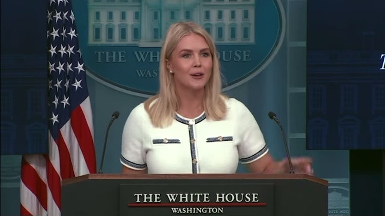 Karoline Leavitt dodges question on President Trump’s push for a work program