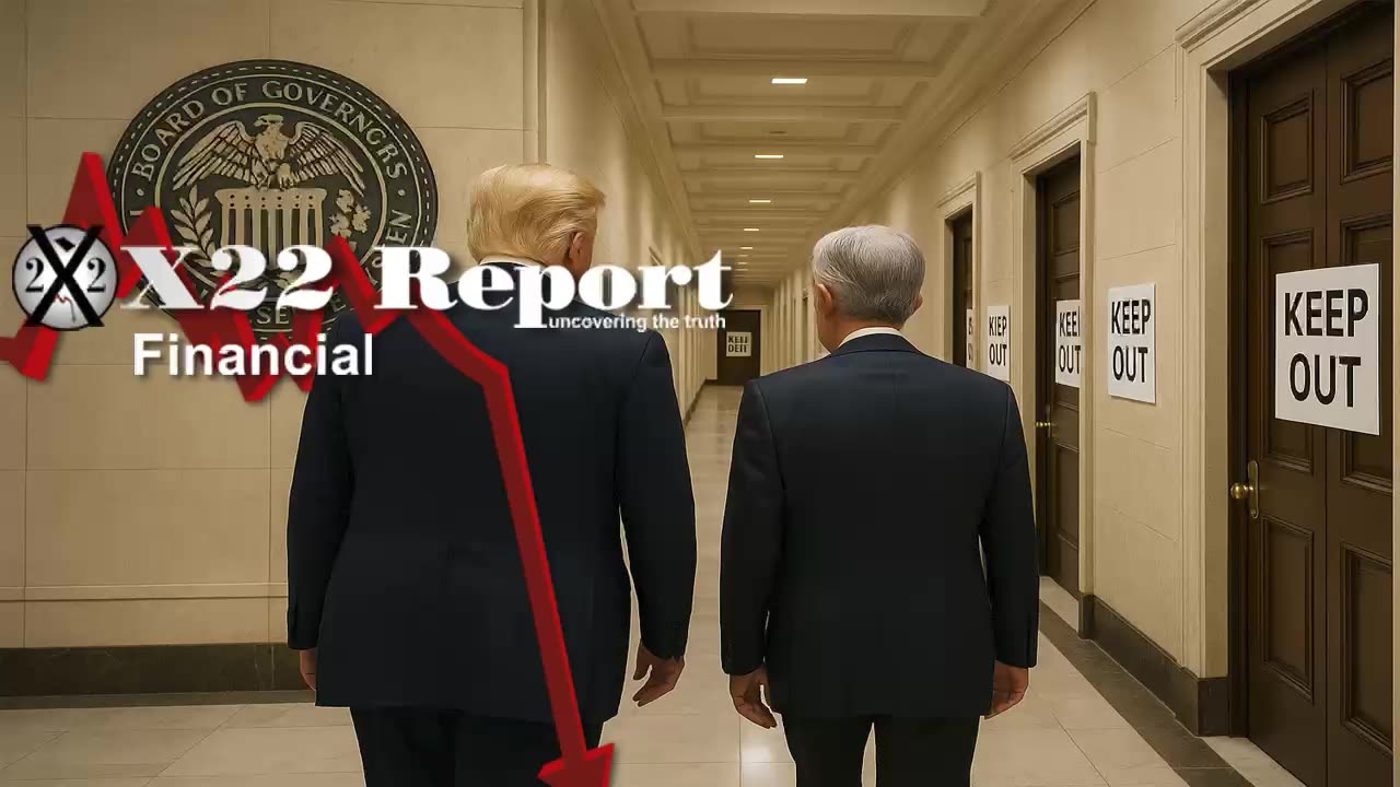 X22 Report: Trump Is Accelerating AI In The US, Trump Decides To Tour The Fed.......
