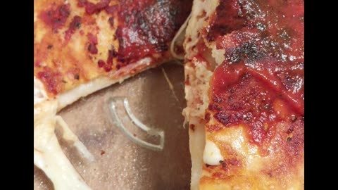 Neapolitan crispy pizza calzone