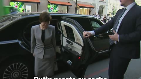 La esposa de Shinzo Abe toma prestado el coche de Putin