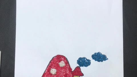 Sand painting mushroom #relaxing #sandasmr #satisfying #sandart #art #sandpainting #coloring