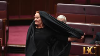 Australian senator wears burqa after move to block her face-covering ban bill