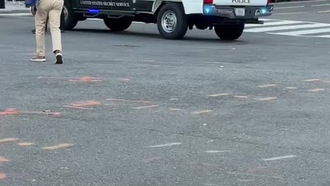 National Guard shot near the White House at a little before 2:15.