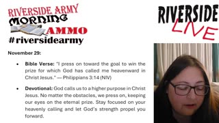 Riverside Morning Ammo Daily Devotional 11.29.25