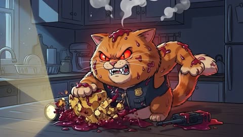 Rico & Max 🐭🐱 The Midnight Fridge Disaster | Funny Cat vs Mouse Cartoon | 3D Kids Animation