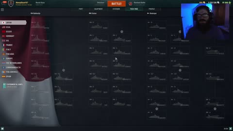 Trying to get a new battle ship in World of Warships