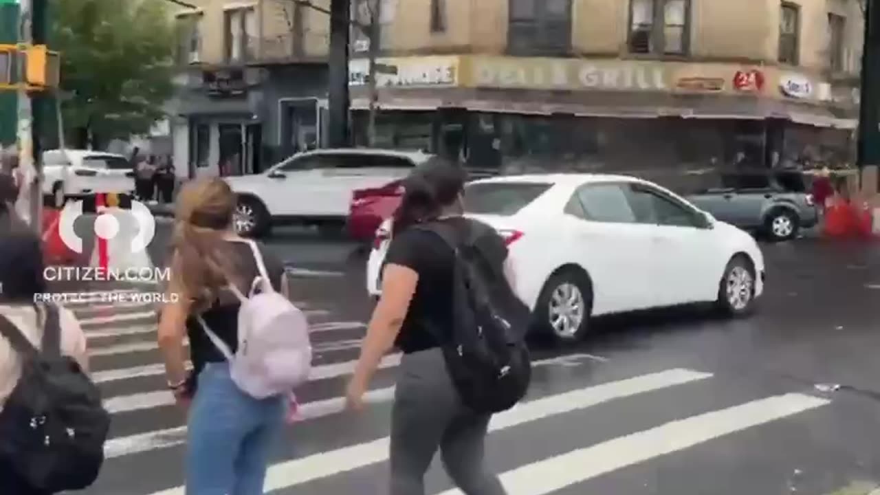 BROOKLYN, NYC, New York: MANHOLE EXPLOSION captured on video Thursday afternoon in Bushwick