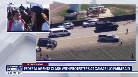 ICE protests in Camarillo continue for hours: 'No one is going to come out to save us'