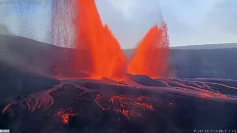 Kīlauea, Hawaii’s most active volcano, erupted, shooting lava over 1,000 feet into the air.