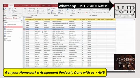 Sam Capstone Project 1a Access Modules 1-4 | Access 2019 Cengage/SAM Module 1 Project 1A