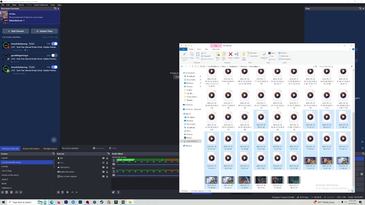 LIVE - Solo Flex Marvel Rivals Grind, Adobe Premiere Content Creation. come chat!