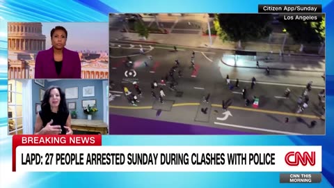 All of Downtown Los Angeles has been declared an unlawful assembly area