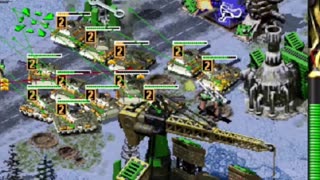 PREVIEW: 1 v 7 - TANKS - INFANTRY ONLY - ARTICLE CIRCLE - BRUTAL ENEMY AI - RED ALERT 2