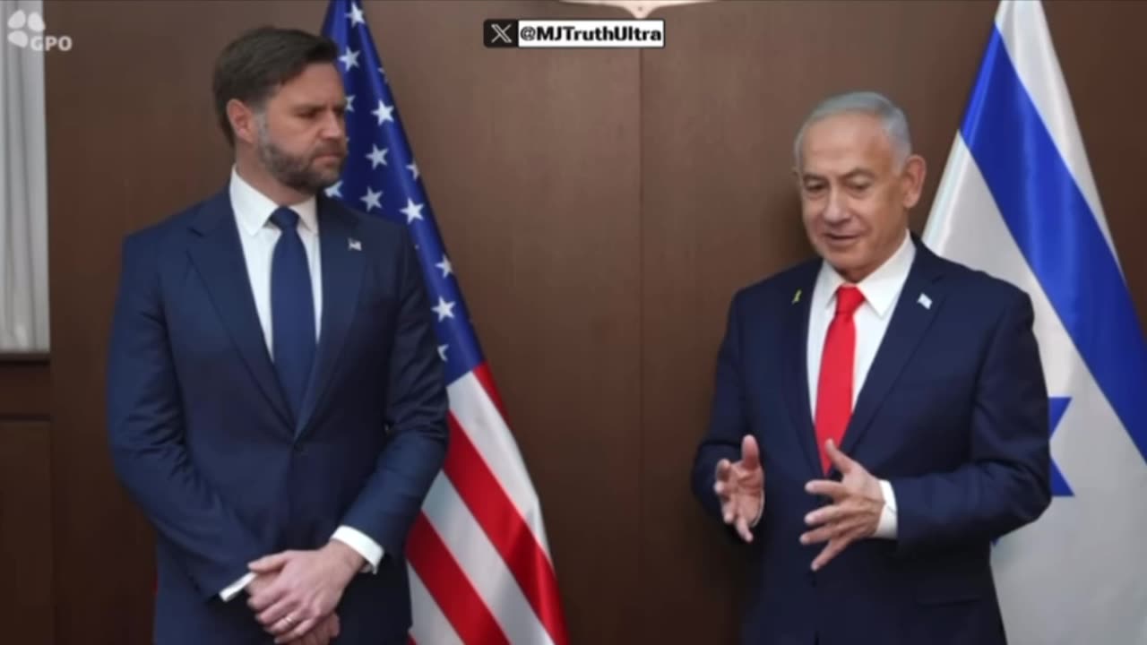 JD & Netanyahu “These are the days of destiny… we’re changing the face of the Middle East.”