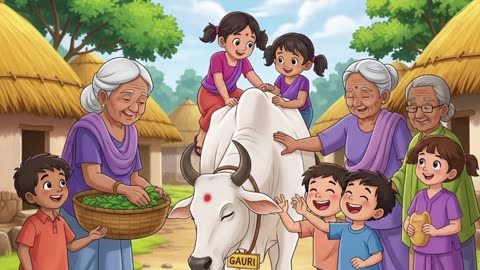 एक सीधी गाय और एक चालाक लोमड़ी