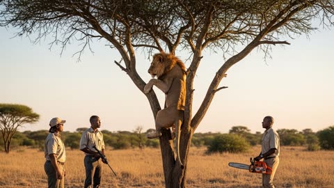 4. Lion Asks Gorilla for Help