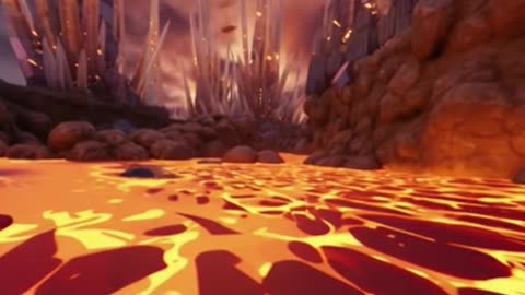 POV: Running Through an Alien Volcano 🌋🔥 | Tiny Explorers in Danger