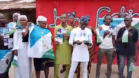 On going Mega Rally Day 7 continue. View from Lagos State. Self Determination Never a crime.