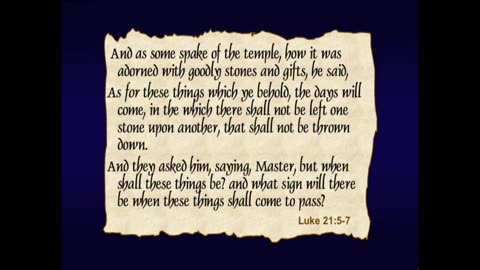 Matthew (Session 17) Chapter 24a
