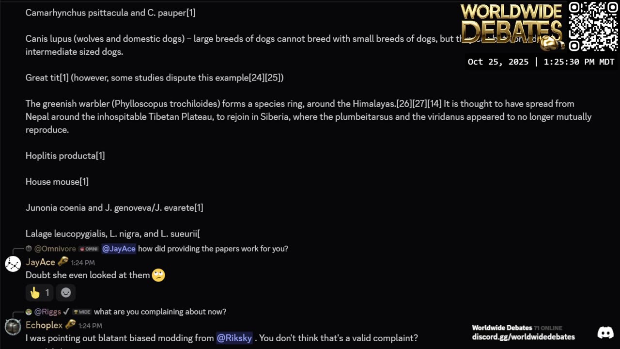 0132 WIDESTREAM - Worldwide Debates - YouTube/Twitch/Rumble