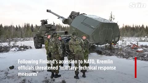 Satellite images show Putin massing Russian troops on border with Finland