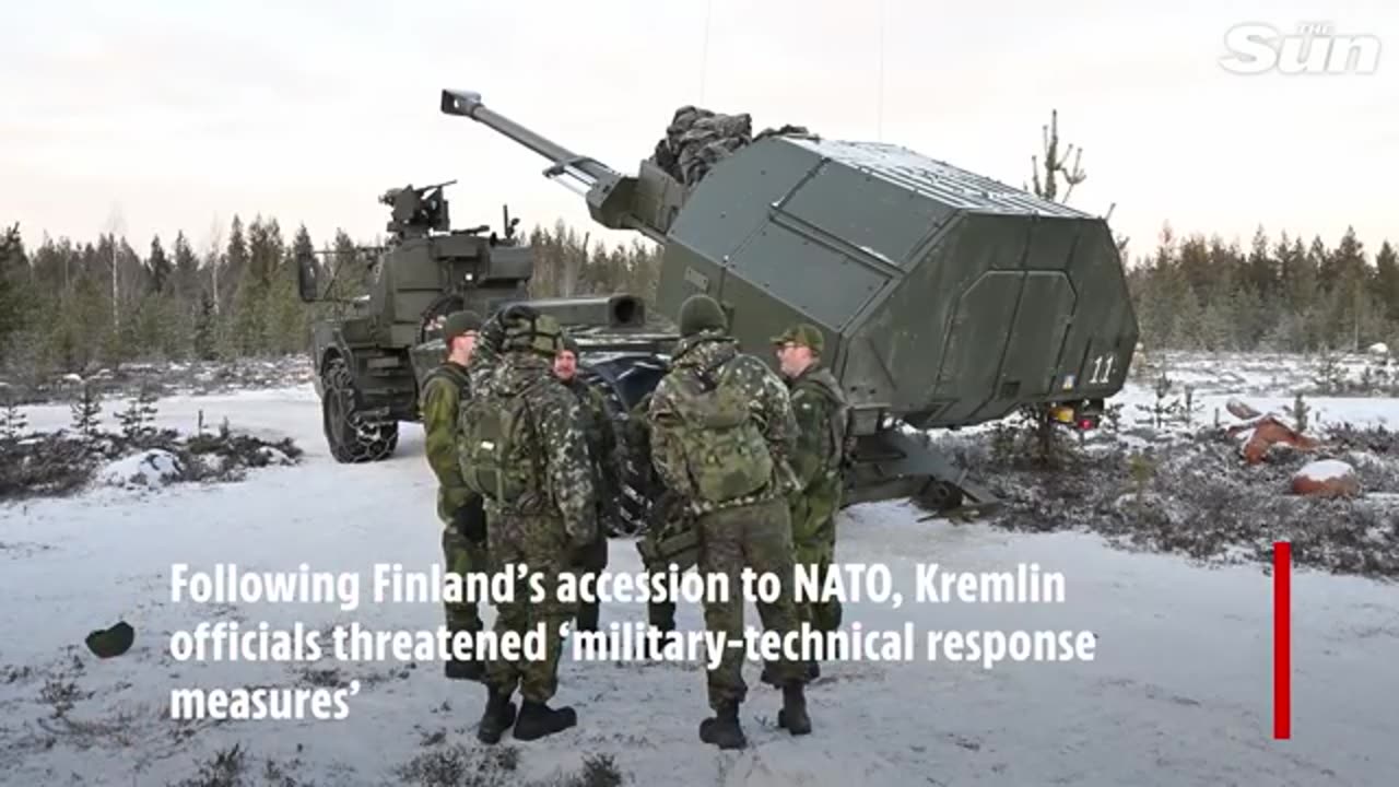 Satellite images show Putin massing Russian troops on border with Finland