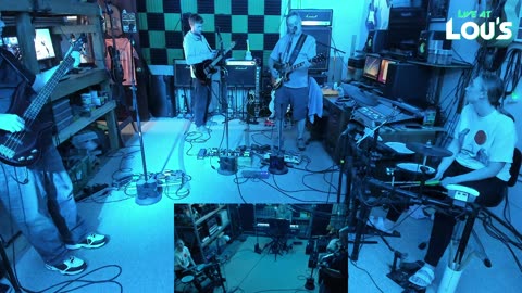 LIVE AT LOU'S Rock and Roll Jam Band