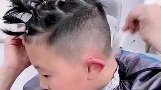 This kid cuts his own hair!.hd