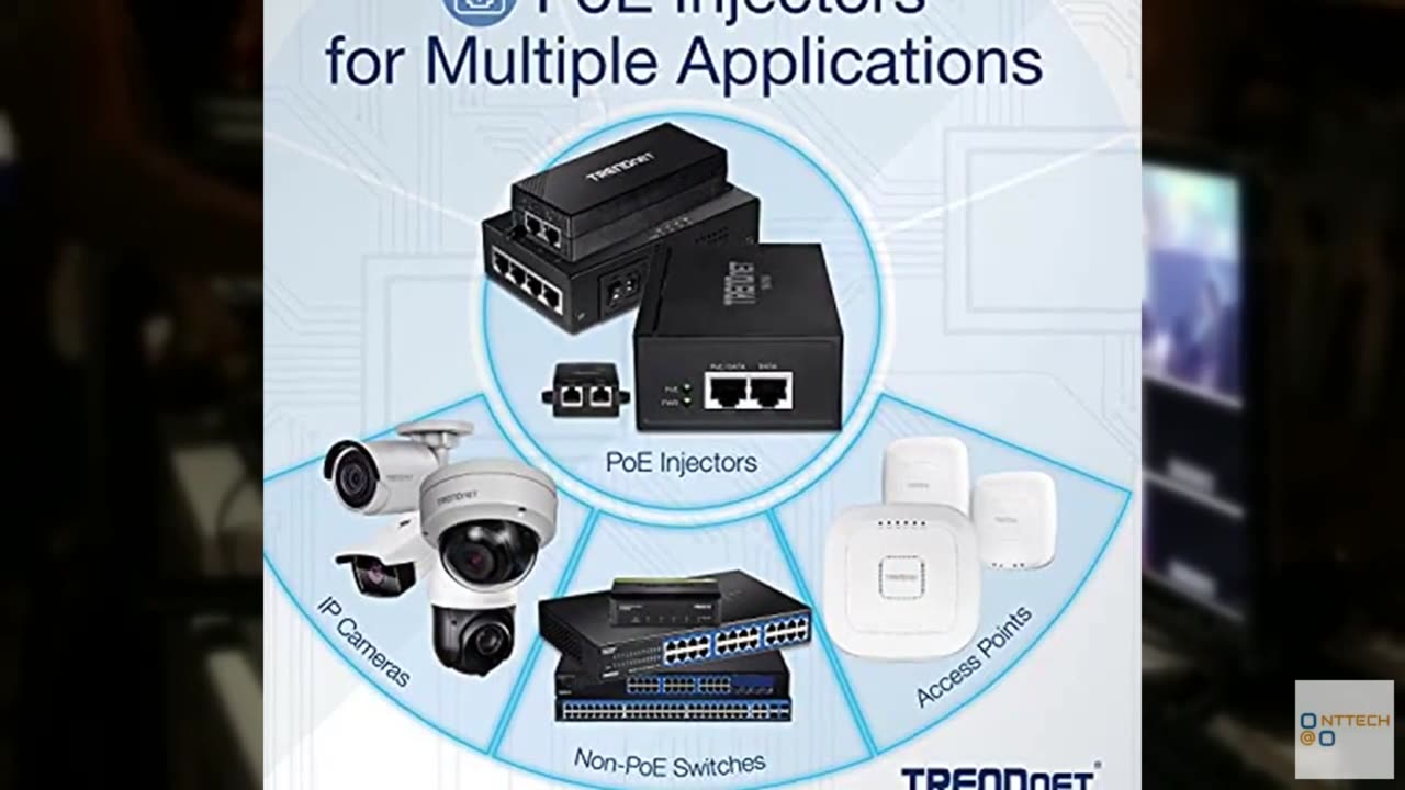 TRENDnet Gigabit Power Over Ethernet Plus Injector, PoE+ (30W) Power Network Dis