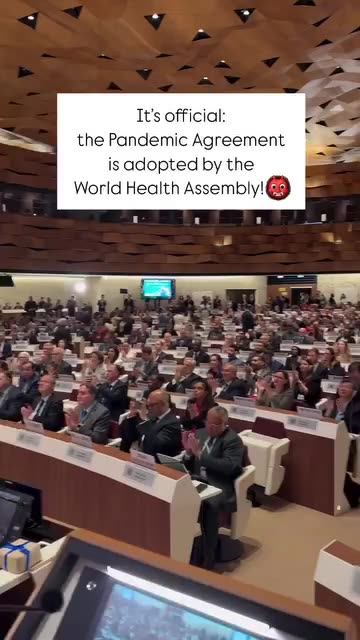 It's official: the Pandemic Agreement is adopted by the World Health Assembly!