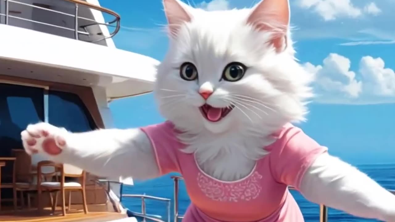 🐾'Kitten Falls into the Sea! 🐱🚨 Rescue Dad Cat Saves His Tiny Child from Danger