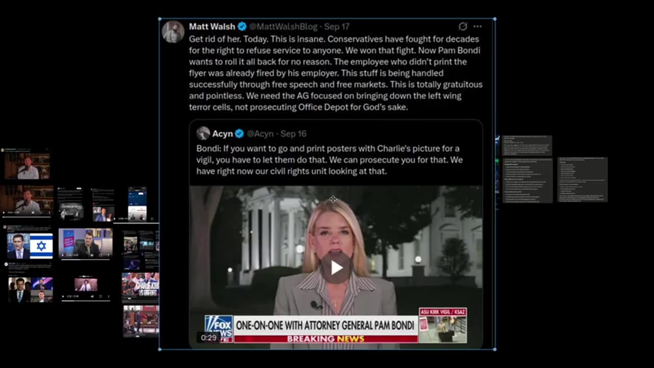 Mirror World - Questions about Charlie Kirk Narrative | news roundup