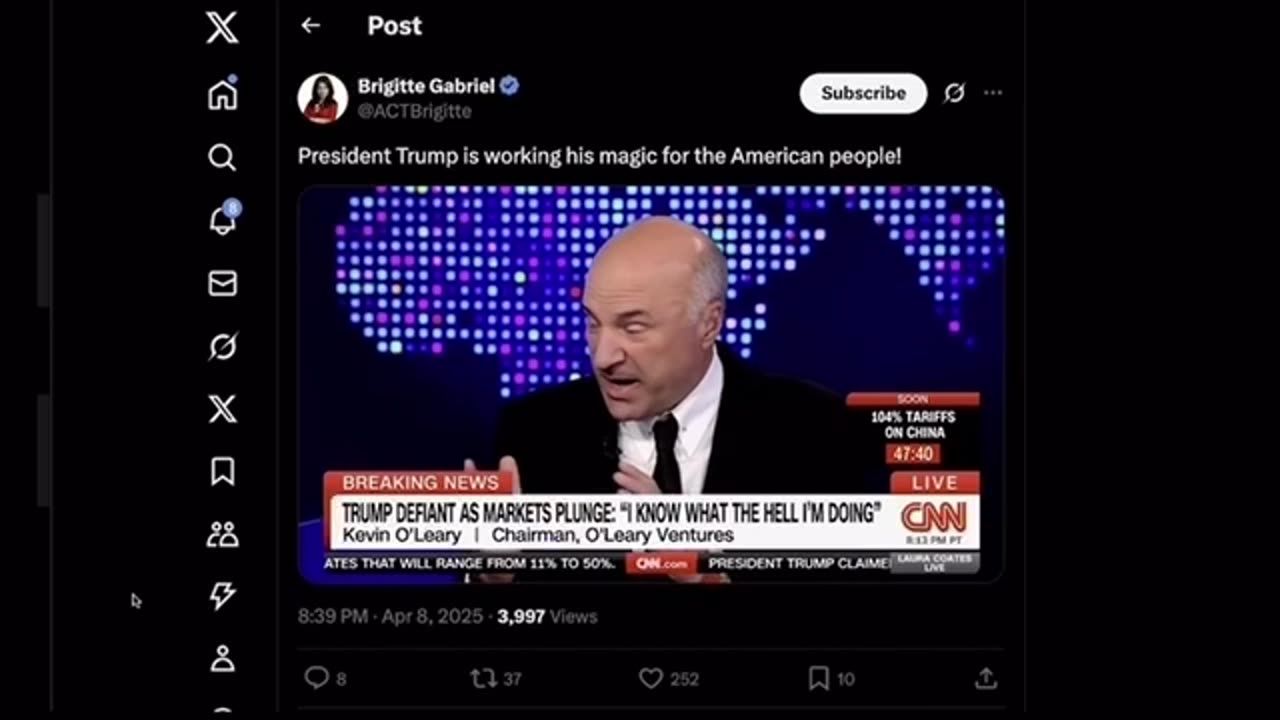 Trump’s speech, Tariffs, Kevin O Leary