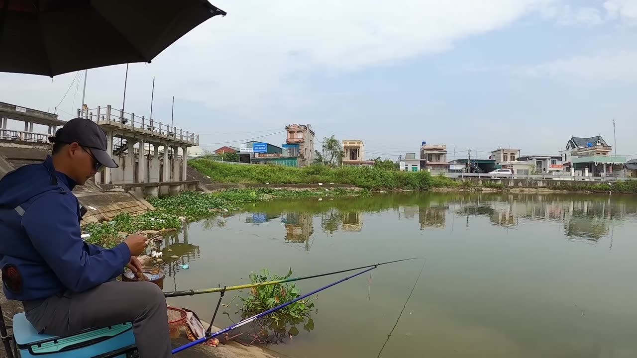 Catfish Spin Fishing in River Deep Ends