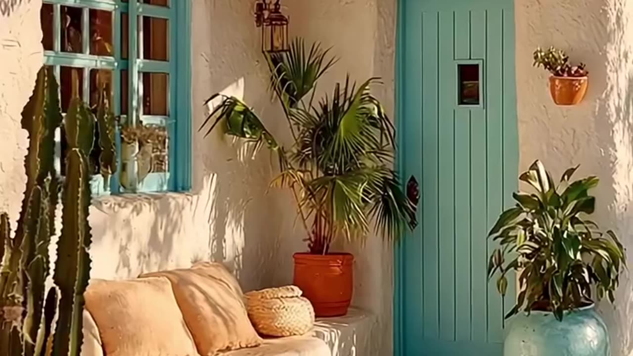 **🏛️ Serene Vibes & Timeless Mediterranean Elegance 💙✨**